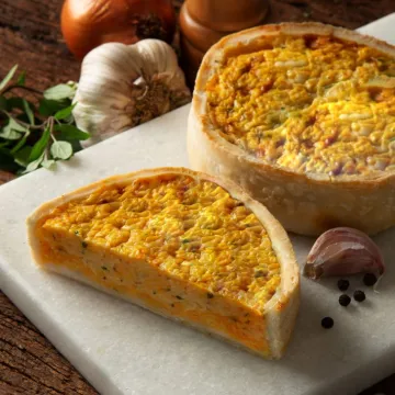 Tarta de calabaza y queso