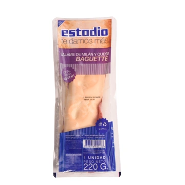 Baguette de salame y queso