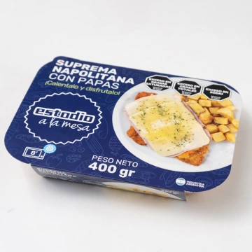 Suprema napolitana con papas