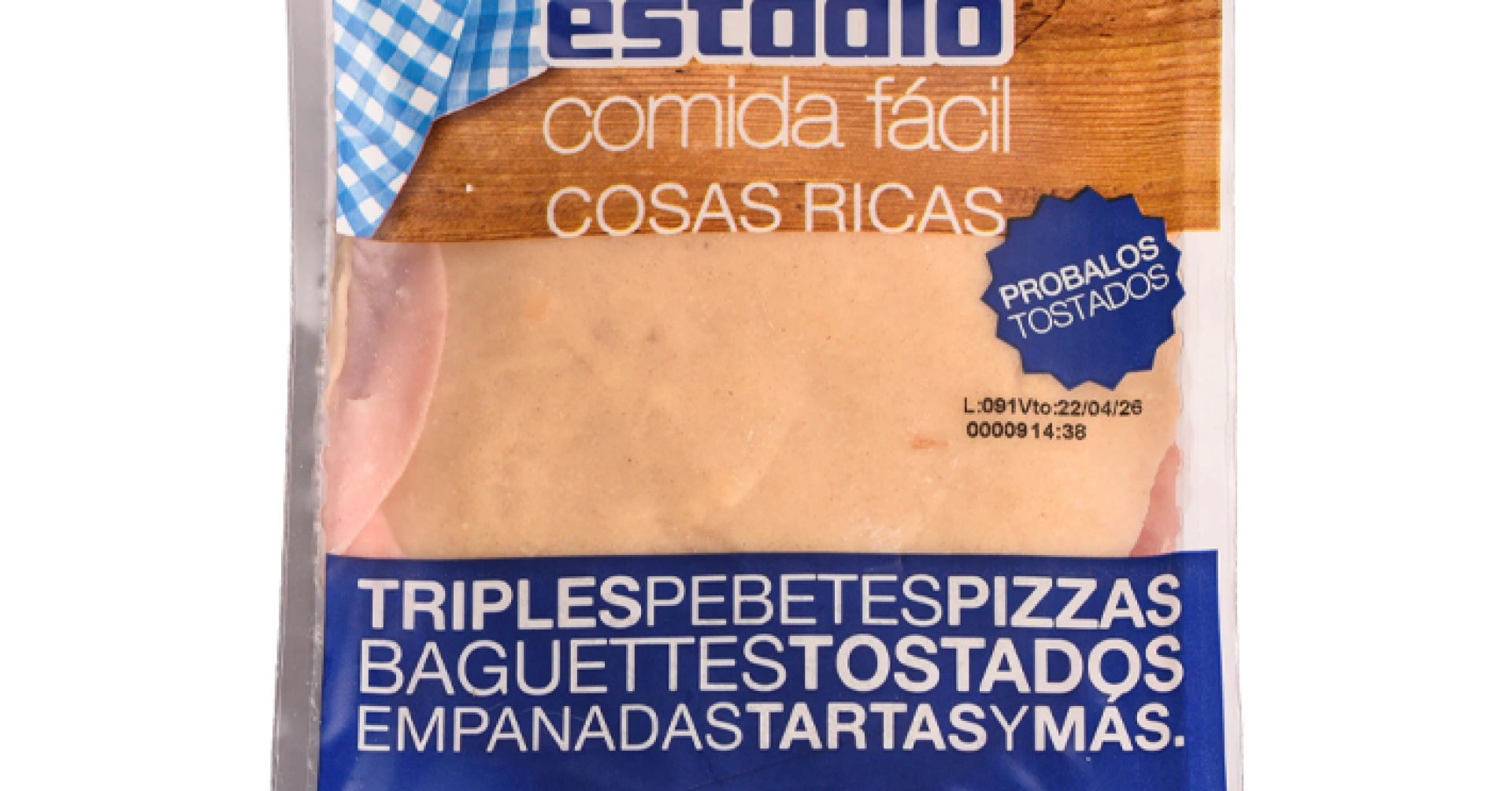Arabe de jamón y queso 