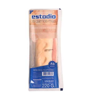 Baguette de jamón y queso