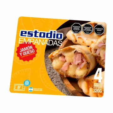 Empanada de jamón y queso