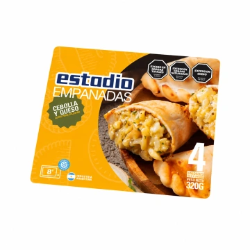 Empanada de cebolla y queso