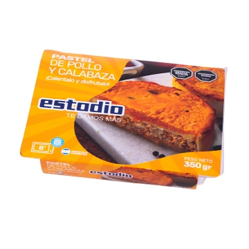 Pastel de pollo y  calabaza