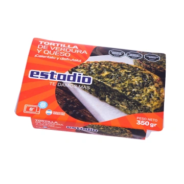 Tortilla de verdura y queso