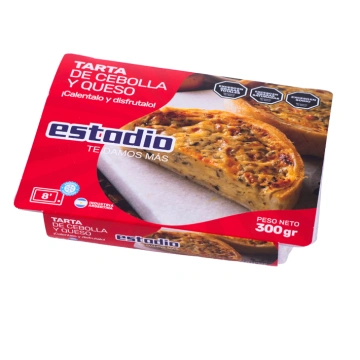 Tarta de cebolla y queso